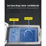 VEVOR Tragbare Kühlbox 45 L Auto Kühlschrank Kompressor-Kühlbox Mini-Kühlschrank Elektrische Gefrierbox Gefrierschrank für Auto Camping Lkw Boot