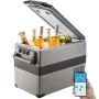 VEVOR Tragbare Kühlbox 45 L Auto Kühlschrank Kompressor-Kühlbox Mini-Kühlschrank Elektrische Gefrierbox Gefrierschrank für Auto Camping Lkw Boot