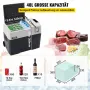 VEVOR Kompressor-Kühlbox 40 L mit App-Steuerung und Rädern für Unterwegs, -20 bis 20 °C, 12/24 V DC und 120/240 V AC, Tragbarer Auto-Kühlschrank mit USB-Anschluss für Camping, Wohnmobil, Boot und Lkw