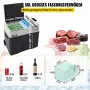 VEVOR 50L Autokühlschrank Kompressorkühlbox Edelstahl Urlaub Isolierbox Mini Kühlschrank Kühlbox Auto und Steckdose