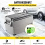 VEVOR 35 L Kompressor Kühlbox Edelstahl, Autokühlschrank 12/24 V DC & 220 V AC, Mini Kühlschrank Tragbar −20 °C bis 20 °C, Isolierbox Ideal für Auto Lkw Wohnmobil, Camping Urlaub