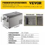 VEVOR 35 L Kompressor Kühlbox Edelstahl, Autokühlschrank 12/24 V DC & 220 V AC, Mini Kühlschrank Tragbar −20 °C bis 20 °C, Isolierbox Ideal für Auto Lkw Wohnmobil, Camping Urlaub