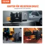 VEVOR 8 kW Dieselheizung 12 V / 24 V All in One Diesel-Luftheizung mit Bluetooth App-Steuerung & Fernbedienung & Anzeigebildschirm & CO-Alarm, schnell aufheizende vertikale tragbare Dieselheizung
