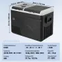 VEVOR tragbarer 36 L Autokühlschrank mit Eisherstellungsfunktion12 V & Einzelzone, einstellbar -20 °C bis 20 °C, Kompressorkühler für Camping, Auto, Wohnmobil