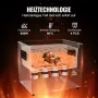 VEVOR 10 L Ultraschallreiniger 240 W digitales Ultraschallreinigungsgerät mit Schonmodus & verbesserter Entgasung, 40 kHz industrieller Schmuckreiniger mit Heizung & Timer, für Brillen Uhren Schwarz