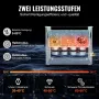 VEVOR 10 L Ultraschallreiniger 240 W digitales Ultraschallreinigungsgerät mit Schonmodus & verbesserter Entgasung, 40 kHz industrieller Schmuckreiniger mit Heizung & Timer, für Brillen Uhren Schwarz