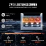 VEVOR 1 5L Ultraschallreiniger, 360 W digitales Ultraschallreinigungsgerät mit Schonmodus, 40 kHz industrieller Ultraschallreiniger mit Heizung und Timer für Halter, Schmuck, Werkzeuge