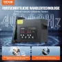 VEVOR 3 L Ultraschallreiniger 120 W digitales Ultraschallreinigungsgerät mit Schonmodus & verbesserter Entgasung, 40 kHz industrieller Schmuckreiniger mit Heizung & Timer, für Brillen Uhren Schwarz