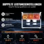 VEVOR 3 L Ultraschallreiniger 120 W digitales Ultraschallreinigungsgerät mit Schonmodus & verbesserter Entgasung, 40 kHz industrieller Schmuckreiniger mit Heizung & Timer, für Brillen Uhren Schwarz