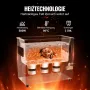 VEVOR 6 L Ultraschallreiniger 180 W digitales Ultraschallreinigungsgerät mit Schonmodus & verbesserter Entgasung, 40 kHz industrieller Schmuckreiniger mit Heizung & Timer, für Brillen Uhren