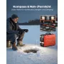 VEVOR Dieselheizung 5-8KW DC 12 V tragbarer All in One Diesel-Lufterhitzer mit Bluetooth-App-Steuerung, Fernbedienung & LCD-Bildschirm, 4,5 L Kraftstofftank für Fahrzeuge Transporter Wohnmobile