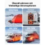 VEVOR Dieselheizung 5-8KW DC 12 V tragbarer All in One Diesel-Lufterhitzer mit Bluetooth-App-Steuerung, Fernbedienung & LCD-Bildschirm, 4,5 L Kraftstofftank für Fahrzeuge Transporter Wohnmobile