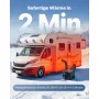 VEVOR Dieselheizung 5-8KW DC 12 V/24 V, tragbarer All in One Diesel-Lufterhitzer mit Bluetooth-App-Steuerung & Fernbedienung & LCD-Bildschirm, Trolley-Design, 5 L Kraftstofftank für Lkw