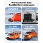 VEVOR Dieselheizung 5-8KW DC 12 V/24 V, tragbarer All in One Diesel-Lufterhitzer mit Bluetooth-App-Steuerung & Fernbedienung & LCD-Bildschirm, Trolley-Design, 5 L Kraftstofftank für Lkw