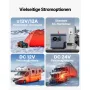 VEVOR Dieselheizung 5-8KW DC 12 V/24 V, tragbarer All in One Diesel-Lufterhitzer mit Bluetooth-Steuerung & Fernbedienung & LCD-Bildschirm, 5 L Kraftstofftank für Lkw Wohnmobile