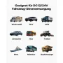 VEVOR Dieselheizung Lufterhitzer 12-24V 5-8KW tragbare Standheizung mit Fernbedienung & LCD-Bildschirm, geringe Geräuschentwicklung, 10 L Kraftstofftank für Lkw Wohnmobile