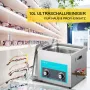 VEVOR Knob Control Ultrasonic Ultraschallreiniger 10L, Ultraschall Reinigungsgerät, Schmuckreiniger Ultraschall digitaler Ultraschallreiniger Ultraschallreinigungsgerät Brille Schmuck Reinigung