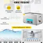 VEVOR Knob Control Ultrasonic Cleaner Ultraschallreiniger 30 L, Ultraschall Reinigungsgerät 40 kHz 600 W, Digitaler Ultraschallreiniger, Schmuck Reinigung Ultraschall 220 V, Ultraschallreinigungsgerät