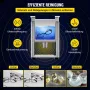 VEVOR 3 L Verbesserter Ultraschallreiniger (200 W Heizung, 120 W Ultraschall) Professioneller digitaler Labor-Ultraschall-Teilereiniger mit Heizungstimer für die Reinigung von Schmuckgläsern