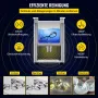 VEVOR 6L Verbesserter Ultraschallreiniger (200 W Heizung, 180 W Ultraschall) Professioneller digitaler Labor-Ultraschall-Teilereiniger mit Heizungstimer für die Reinigung von Schmuck, Brillen