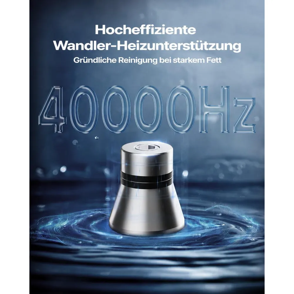 VEVOR Ultraschallreiniger professionelles Ultraschallreinigungsgerät mit Drehknopfsteuerung 30 L, Reinigungsgerät mit Korb & Reinigungskugel, Ultraschallgerät für Uhren Rasierer Schmuck Münzen