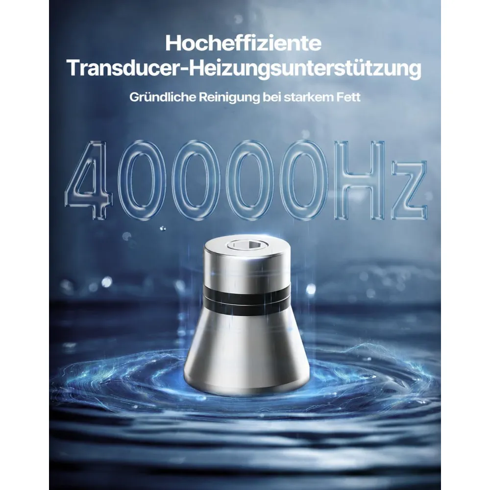 VEVOR Ultraschallreiniger professionelles Ultraschallreinigungsgerät mit Drehknopfsteuerung 10 L, Reinigungsgerät mit Korb & Reinigungskugel, Ultraschallgerät für Uhren Rasierer Schmuck Münzen