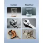 VEVOR Ultraschallreiniger professionelles Ultraschallreinigungsgerät mit Drehknopfsteuerung 10 L, Reinigungsgerät mit Korb & Reinigungskugel, Ultraschallgerät für Uhren Rasierer Schmuck Münzen