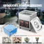 VEVOR Ultraschallreiniger Ultraschall Edelstahl-Reinigungsgerät 150 W, 2 L Ultraschallreinigungsgerät mit digitaler Anzeige 0-30 Min, Reinigung Ultraschall für Schmuck, Brillen, Uhren usw.