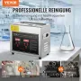 VEVOR Ultraschallreiniger Ultraschall Edelstahl-Reinigungsgerät 150 W, 3 L Ultraschallreinigungsgerät mit Digitaler Anzeige 0-30 Min, Reinigung Ultraschall für Schmuck, Brillen, Uhren usw.