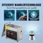 VEVOR Ultraschallreiniger Ultraschall Edelstahl-Reinigungsgerät 150 W, 3 L Ultraschallreinigungsgerät mit Digitaler Anzeige 0-30 Min, Reinigung Ultraschall für Schmuck, Brillen, Uhren usw.