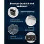 VEVOR 15 L Ultraschallreiniger, professionelle Ultraschallreinigungsmaschine mit Reinigungskorb & Digitalanzeige, 240 W Edelstahl 40 kHz Industrielle Reinigungsmaschine für Teile Vergaser Instrumente