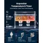 VEVOR 15 L Ultraschallreiniger, professionelle Ultraschallreinigungsmaschine mit Reinigungskorb & Digitalanzeige, 240 W Edelstahl 40 kHz Industrielle Reinigungsmaschine für Teile Vergaser Instrumente
