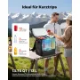 VEVOR Kompressor Kühlbox 13 L, Elektrischer Autokühlschrank, Mini Kühlbox -6 °C bis 10 °C, 12/24 V DC, Tragbarer Reisekühlschrank für Camping, Reisen, Auto, Lkw, Wohnmobil, SUV und Boot