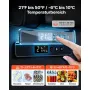 VEVOR Kompressor Kühlbox 13 L, Elektrischer Autokühlschrank, Mini Kühlbox -6 °C bis 10 °C, 12/24 V DC, Tragbarer Reisekühlschrank für Camping, Reisen, Auto, Lkw, Wohnmobil, SUV und Boot