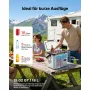 VEVOR Kompressor Kühlbox 18 L, Elektrischer Autokühlschrank mit Griff, -20 °C bis 20 °C, 12/24 V DC und 100-240 V AC, Tragbare Kühlbox für Camping, Reisen, Lkw, Wohnmobil und Boot