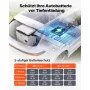 VEVOR Kompressor Kühlbox 18 L, Elektrischer Autokühlschrank mit Griff, -20 °C bis 20 °C, 12/24 V DC und 100-240 V AC, Tragbare Kühlbox für Camping, Reisen, Lkw, Wohnmobil und Boot