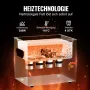 VEVOR 10 L Ultraschallreiniger mit Heiztimer & Korb, professionelle digitale Schallkavitationsmaschine, 240 W Reinigungsmaschine für Laborwerkzeuge Metallteile Vergaser Messing Autoteile Motorteile