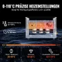 VEVOR 15 L Ultraschallreiniger mit Heiztimer & Korb professionelle digitale Schallkavitationsmaschine, 360 W Reinigungsmaschine für Laborwerkzeuge Metallteile Vergaser Messing Autoteile Motorteile