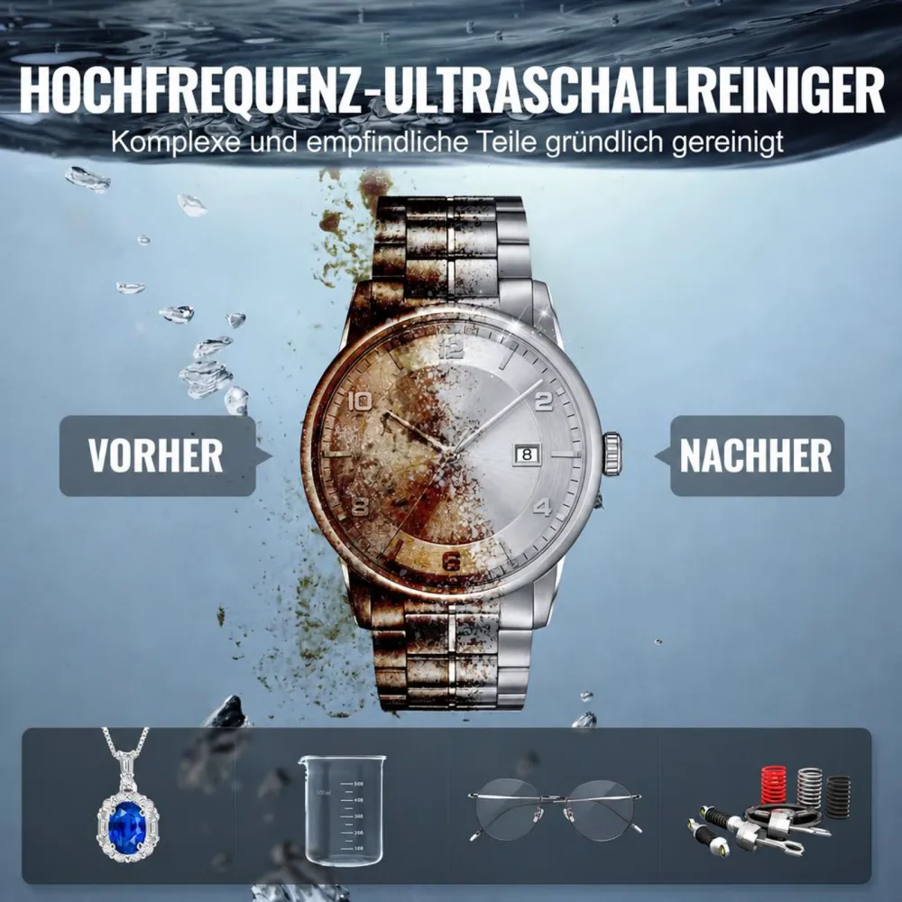 VEVOR 15 L Ultraschallreiniger mit Heiztimer & Korb professionelle digitale Schallkavitationsmaschine, 360 W Reinigungsmaschine für Laborwerkzeuge Metallteile Vergaser Messing Autoteile Motorteile