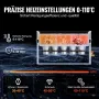 VEVOR 30L Ultraschallreiniger mit Heiztimer und Korb, professionelle digitale Schallkavitationsmaschine, 360 W Reinigungsmaschine für Laborwerkzeuge, Metallteile, Vergaser, Messing, Autoteile