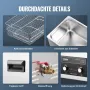 VEVOR 30L Ultraschallreiniger mit Heiztimer und Korb, professionelle digitale Schallkavitationsmaschine, 360 W Reinigungsmaschine für Laborwerkzeuge, Metallteile, Vergaser, Messing, Autoteile
