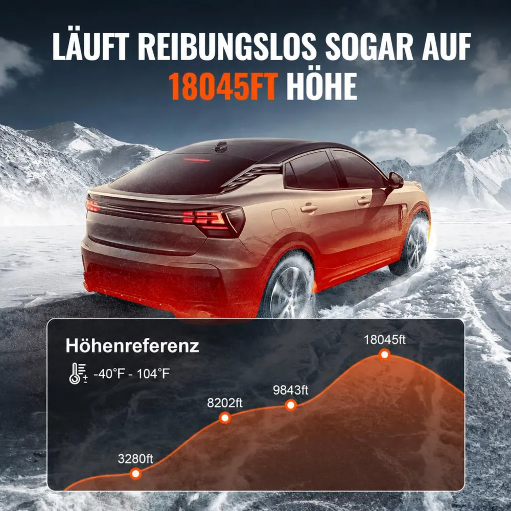 VEVOR Luft Dieselheizung Standheizung 12 V 8 kW, Luftheizung Air Diesel Diesel Standheizung Lufterhitzer, 0,16–0,62 L/Std. Dieselheizung mit LCD-Display & Fernbedienung & Bluetooth-APP