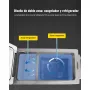 VEVOR Nevera Portátil Coche 45 L Nevera de Absorción Portátil, Neveras de Gas Butano Nevera Coche Nevera Termoeléctrica Portátil Nevera Portátil Eléctrica Nevera Camping Nevera Trivalente Nevera Vinos