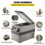 VEVOR Nevera Portátil Coche 45 L Nevera de Absorción Portátil, Neveras de Gas Butano Nevera Coche Nevera Termoeléctrica Portátil Nevera Portátil Eléctrica Nevera Camping Nevera Trivalente Nevera Vinos