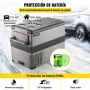 VEVOR Nevera Portátil Coche 45 L Nevera de Absorción Portátil, Neveras de Gas Butano Nevera Coche Nevera Termoeléctrica Portátil Nevera Portátil Eléctrica Nevera Camping Nevera Trivalente Nevera Vinos