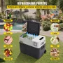 VEVOR Nevera Termoeléctrica Portátil 30 L Nevera de Viaje para Coche Nevera Portátil Eléctrica de Viaje para Coche Mini Refrigerador para Coche Mini Nevera para Bebidas con LCD