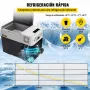 VEVOR Nevera Termoeléctrica Portátil 30 L Nevera de Viaje para Coche Nevera Portátil Eléctrica de Viaje para Coche Mini Refrigerador para Coche Mini Nevera para Bebidas con LCD