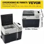 VEVOR Nevera Termoeléctrica Portátil 40 L Nevera de Viaje para Coche Nevera Portátil Eléctrica de Viaje para Coche Mini Refrigerador para Coche Mini Nevera para Bebidas con LCD