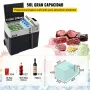 VEVOR Nevera Termoeléctrica Portátil 50 L Nevera de Viaje para Coche Nevera Portátil Eléctrica de Viaje para Coche Mini Refrigerador para Coche Mini Nevera para Bebidas con LCD