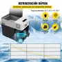 VEVOR Nevera Termoeléctrica Portátil 50 L Nevera de Viaje para Coche Nevera Portátil Eléctrica de Viaje para Coche Mini Refrigerador para Coche Mini Nevera para Bebidas con LCD